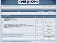 Tablet Screenshot of forum-medion.fr